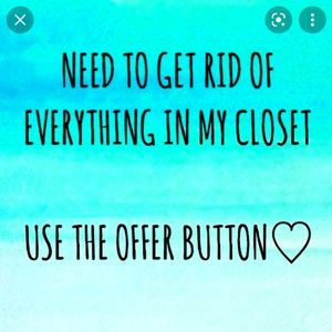 Check out closet major discounts make an offer